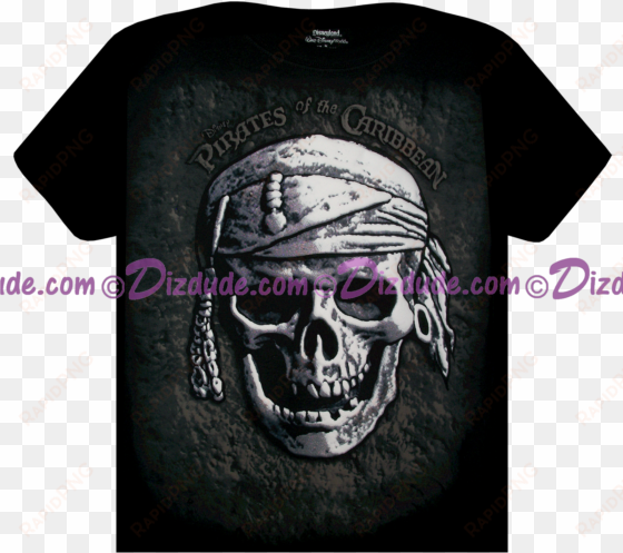disney's pirates of the caribbean puffed 3d printed - skull