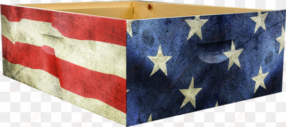 distressed american flag theme- medium super wrap - flag of the united states