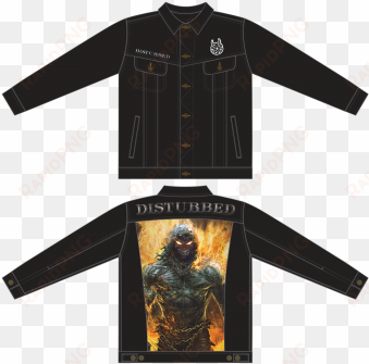 Disturbed - Denim Jacket - Avenged Sevenfold Denim Jacket transparent png image