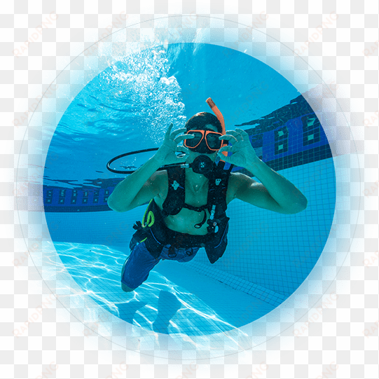 diver in pool - swimming pool