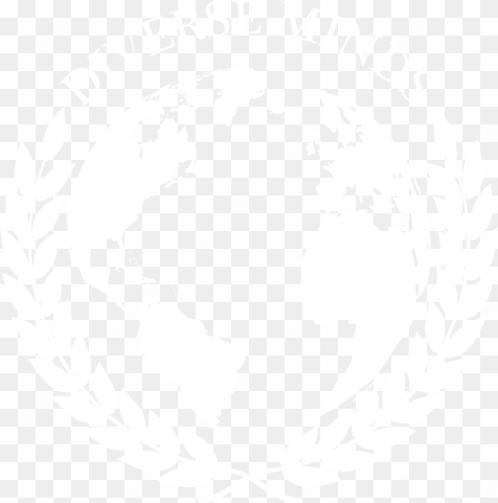 Diverse Minds Globe Logo White - Globe Logo In Black transparent png image