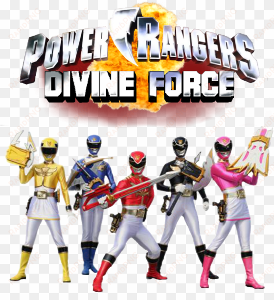 divine force with team - power rangers megaforce edible
