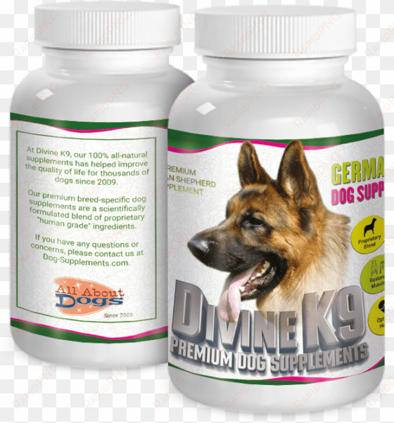 divine k9 german shepherd 60 day supply - german shepherd dog vitamins
