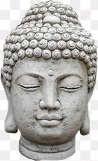 divine piece - buddha head statue png