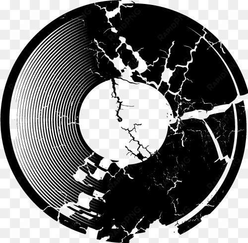 dj - broken record clip art