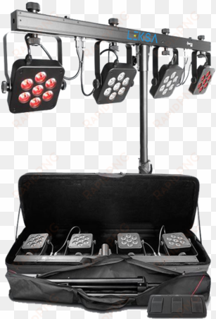 dj lighting kit - chauvet dj 4bar tri usb wash lighting kit