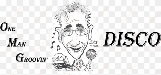 dj ossie omgdisco logo - cartoon