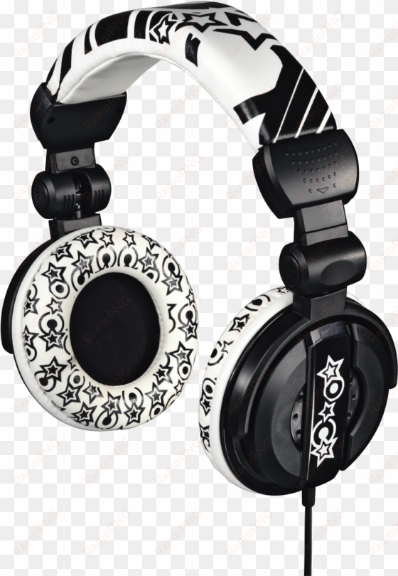 "dj" over-ear stereo headphones, black/white - hama over-ear stereo headphones dj - headphones - full