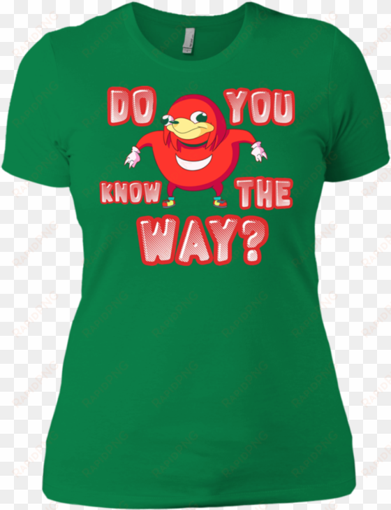 do you know the way uganda knuckles vr chat t shirt - shamrocks harp leprechaun st patricks day st patrick's