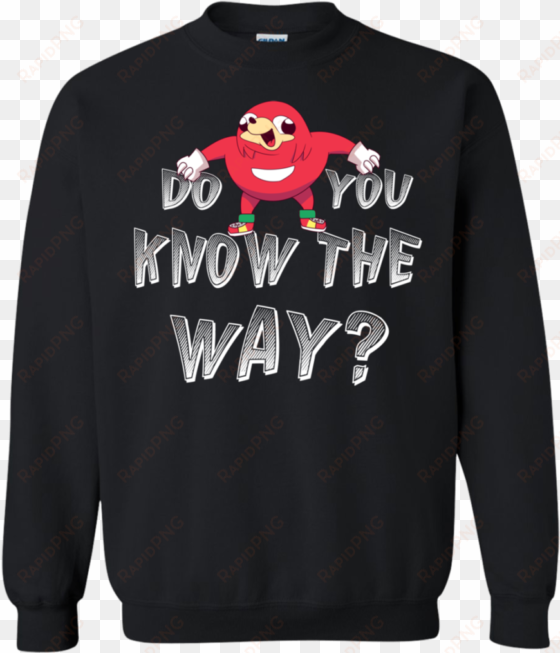 do you know the way uganda knuckles vr chat unisex - 5sos christmas sweater