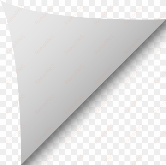 dobles de hoja png - folded paper edge png