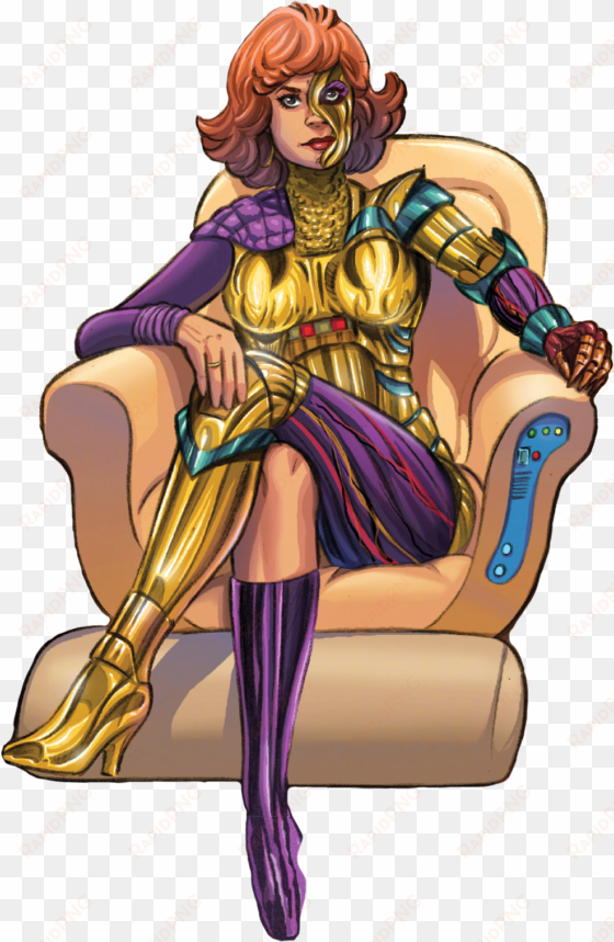 Doctor Cyber Gloria Marquez Ww77mbw 02 - Doctor Cyber Wonder Woman 77 transparent png image