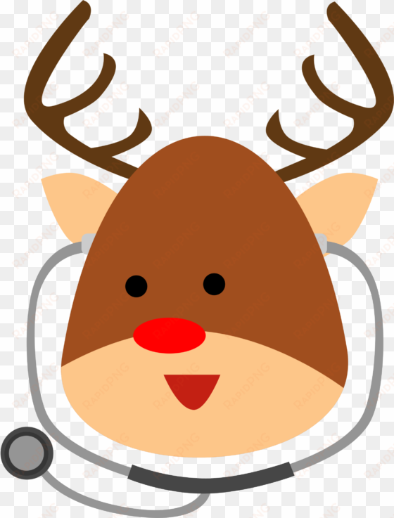 doctor reindeer - reindeer stethoscope