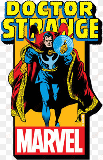 doctor strange logo magnet - classic marvel comic dr strange