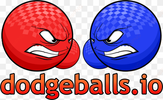 dodgeballs io game logo trim - io games