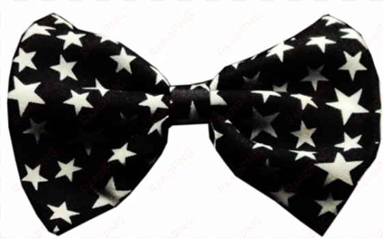dog bow tie black and white stars - mirage pet products dog bow tie, black