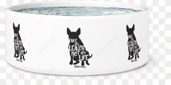 dog bowl - french bulldog