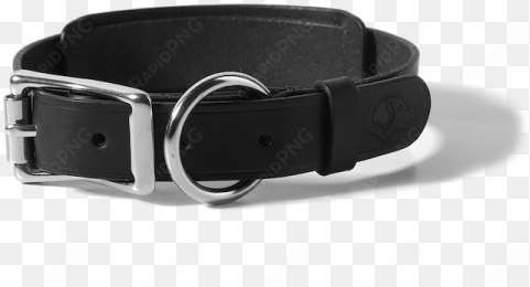 dog collar - black - voyej - leather goods