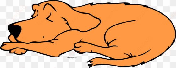 dog sleeping peru color clipart png - dog