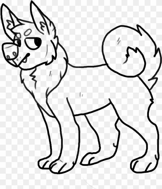 doge lineart by poltergyst - line art doge