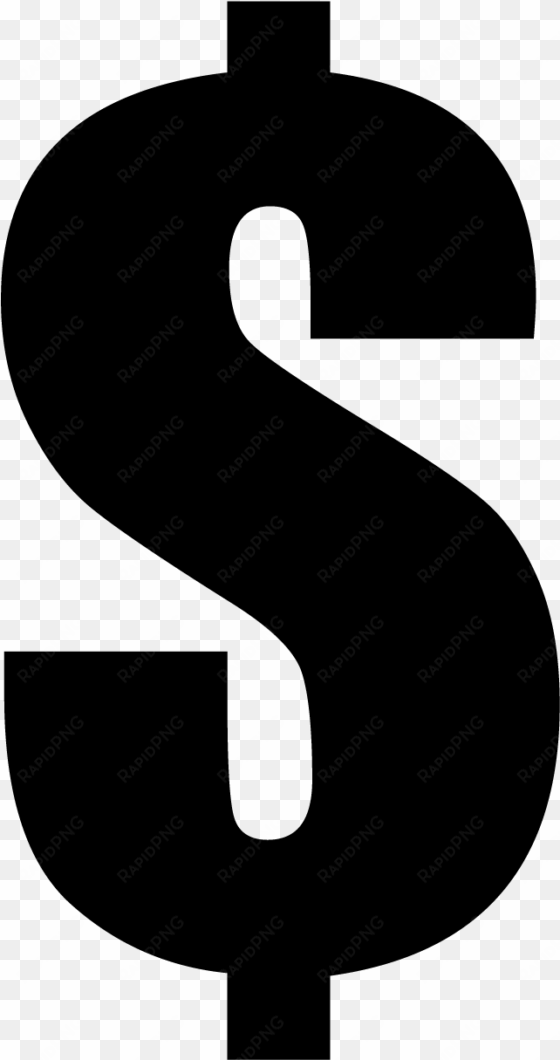 dollar sign png image clip royalty free stock - dollar sign black and white