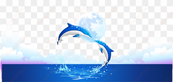 dolphin transparent water png - woor 48 x 72 inches dolphin fabric shower curtain set
