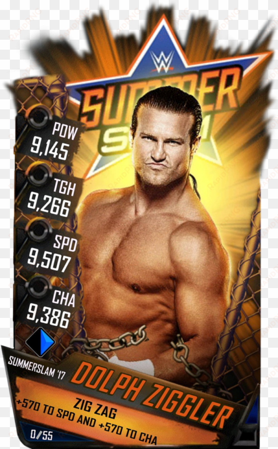 dolphziggler s3 15 summerslam17 - wwe supercard summerslam 17 cards