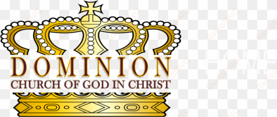 Dominion Church-god In Christ Contacts - Georgian Golden Crown With Pearls And Cross Getränkeuntersetzer transparent png image