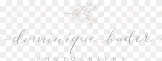 Dominique Bader Photography Logo Design By Ditto Creative, - Ditto Creative transparent png image