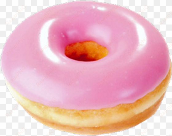 dona donut pink tumblr cute food png transparent transp - pink donut