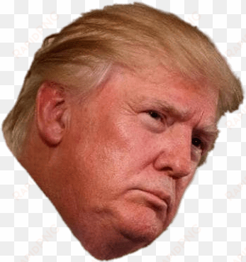 donald trump is listening - donald trump head transparent background