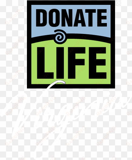 donate life blue black and green clear enamel coated