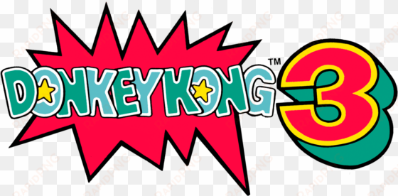 donkey kong - donkey kong 3 logo