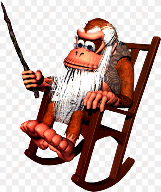 donkey kong's grandad and the kong originale - cranky kong back in my day