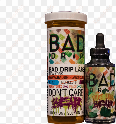 don't care bear e-liquid - bottle