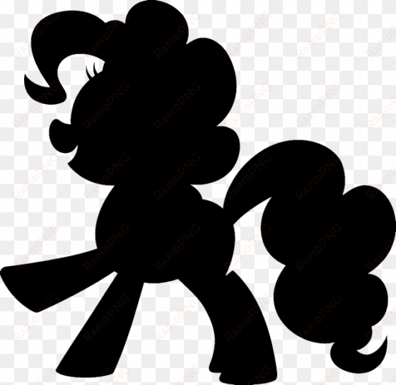 Doodle Craft My Little Pony Tee Shirt Babies - My Little Pony Silhouette transparent png image
