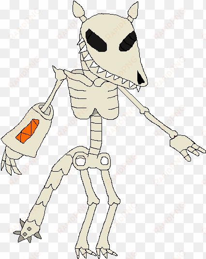 doomulus grime skeleton - cartoon