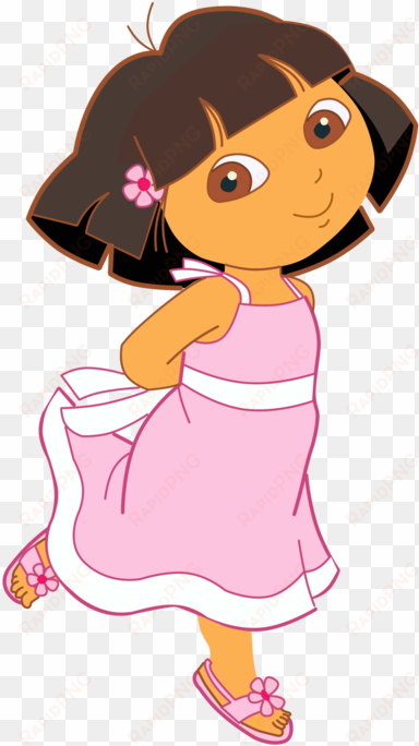 dora dance dress - dora the explorer png