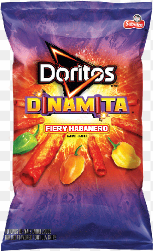 doritos dinamita fiery habanero rolled tortilla chips - doritos dinamita fiery habanero