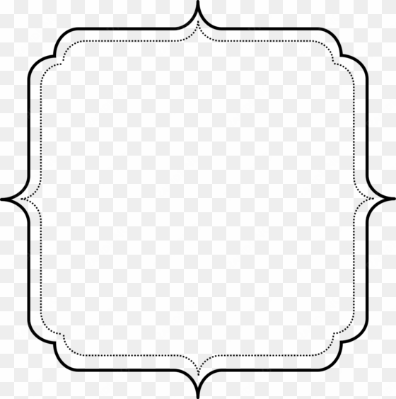 dot clipart line - simple border frame clipart