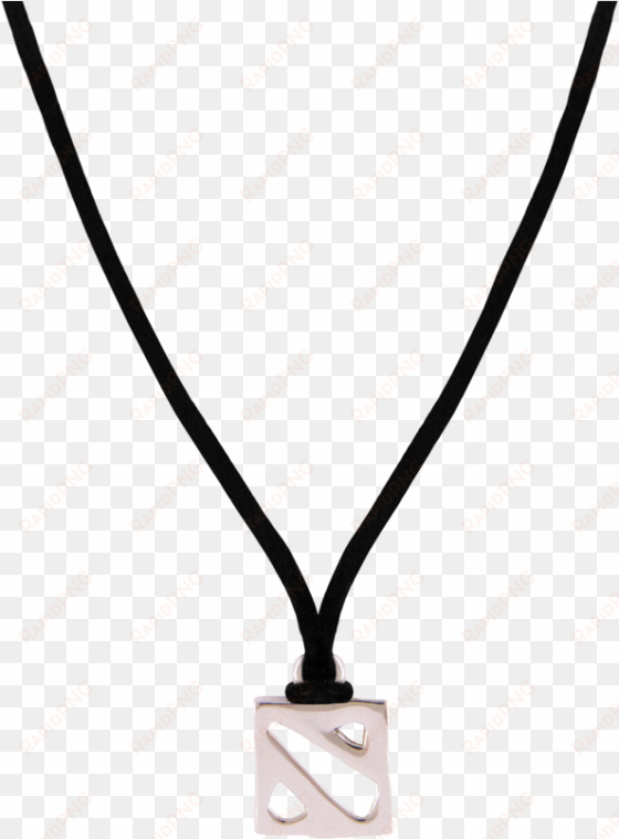 dota 2 logo necklace - locket