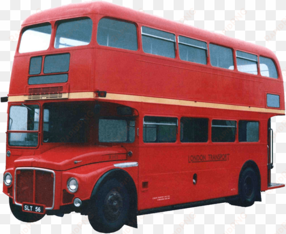 double decker old london bus - bus london png