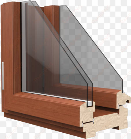 double frame „inward-inward“ windows, are traditional - plywood