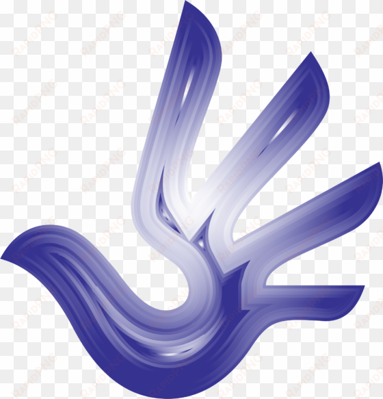 dove clipart hand - glowing hand png