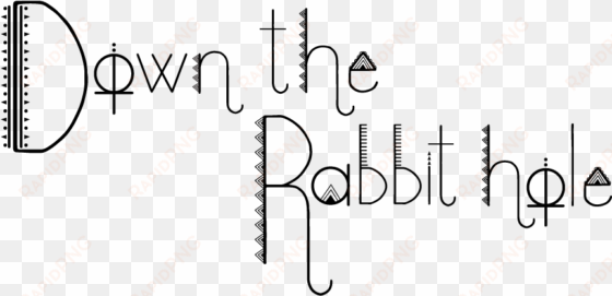 down the rabbit hole - down the rabbit hole png