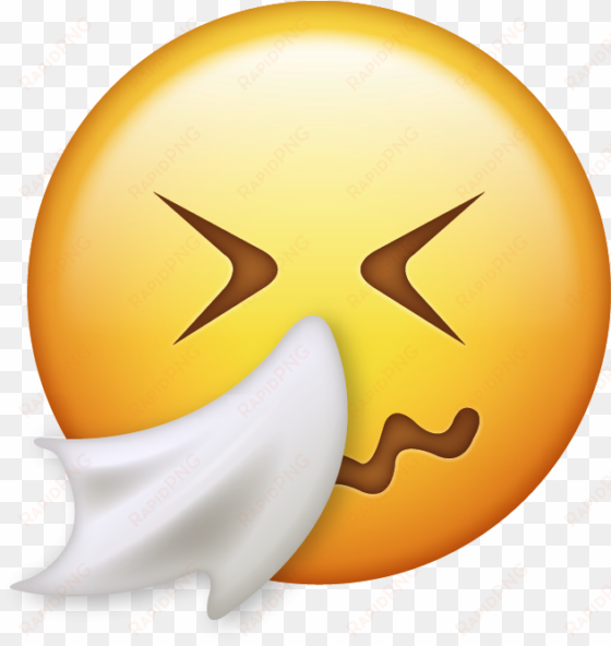download ai file - sneeze emoji png
