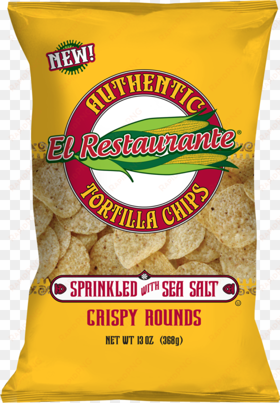 download el restaurante tortilla chips, crispy rounds, - el restaurante tortilla chips, crispy rounds, sea salt
