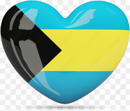 download flag icon of bahamas at png format - bahamian flag heart