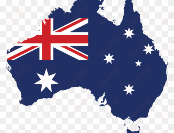 download flag map of australia round car magnet clipart - australian flag