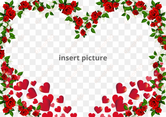 download free printable heart shape png frame download - picture frame